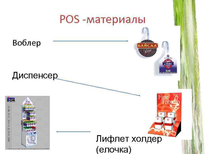 POS -материалы Воблер Диспенсер Лифлет холдер (елочка) 