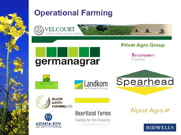 stewardship & prosperity Operational Farming 