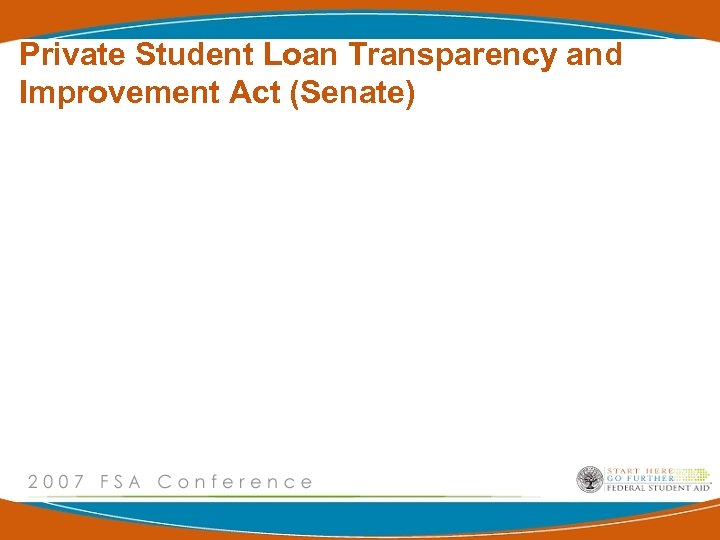 Private Student Loan Transparency and Improvement Act (Senate) 