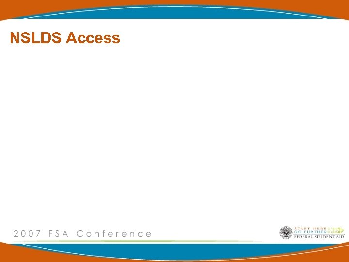 NSLDS Access 