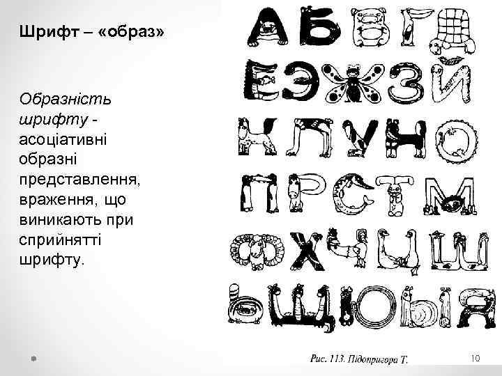 Шрифт – «образ» Образність шрифту асоціативні образні представлення, враження, що виникають при сприйнятті шрифту.