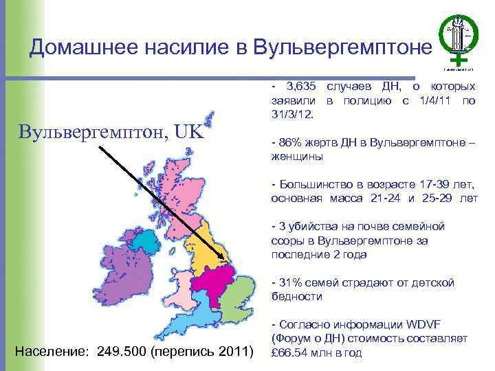 Домашнее насилие в Вульвергемптоне Вульвергемптон, UK - 3, 635 случаев ДН, о которых заявили