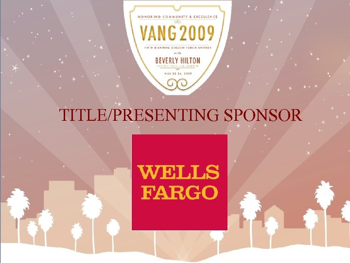 TITLE/PRESENTING SPONSOR 