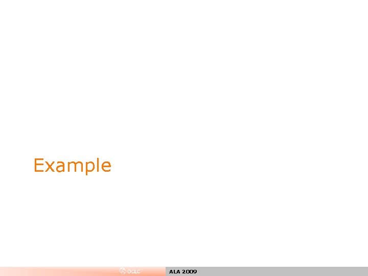 Example ALA 2009 