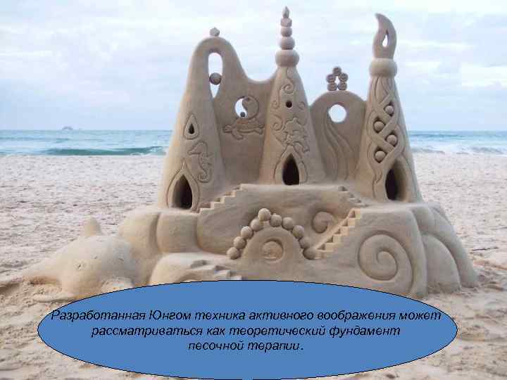 Разработанная Юнгом техника активного воображения может рассматриваться как теоретический фундамент песочной терапии. 