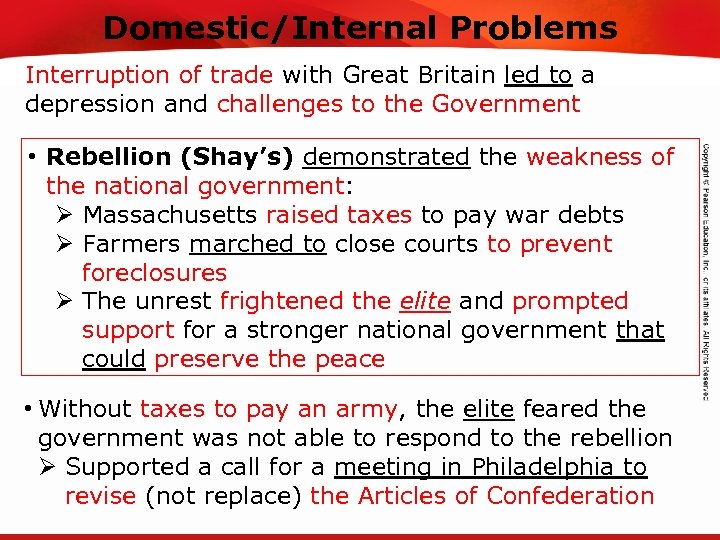 Domestic/Internal Problems TEKS 8 C: Calculate percent composition and empirical and molecular formulas. Interruption