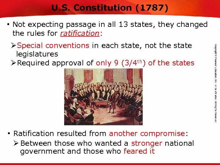 U. S. Constitution (1787) TEKS 8 C: Calculate percent composition and empirical and molecular