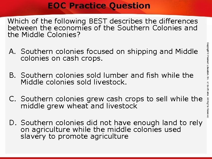 EOC Practice Question TEKS 8 C: Calculate percent composition and empirical and molecular formulas.