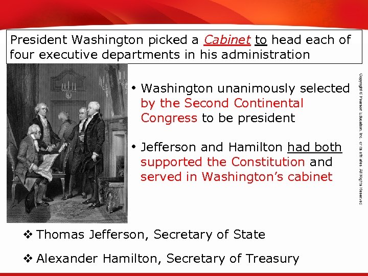 TEKS 8 C: Calculate percent composition and empirical and molecular formulas. President Washington picked