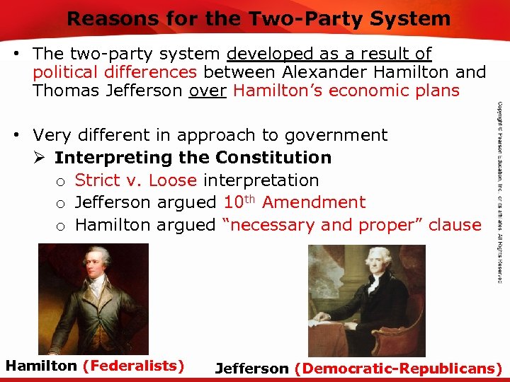 Reasons for the Two-Party System TEKS 8 C: Calculate percent composition and empirical and