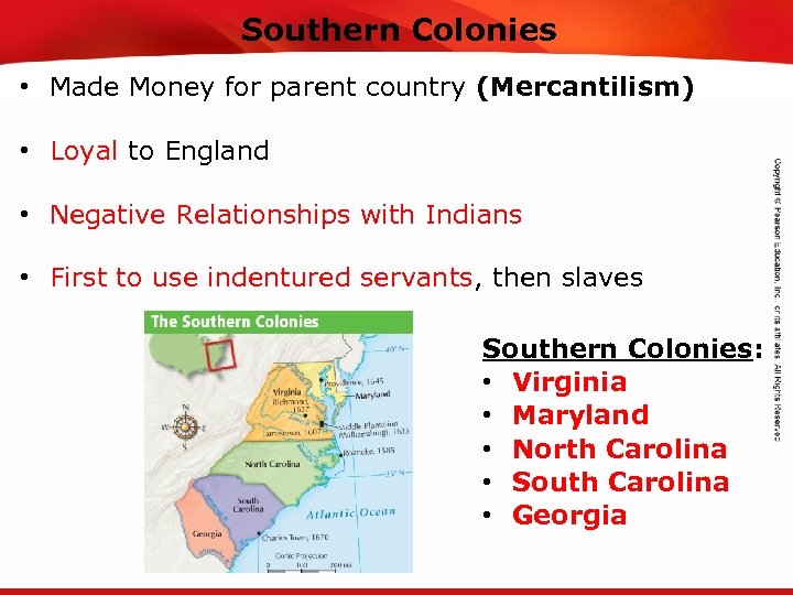 Southern Colonies TEKS 8 C: Calculate percent composition and empirical and molecular formulas. •