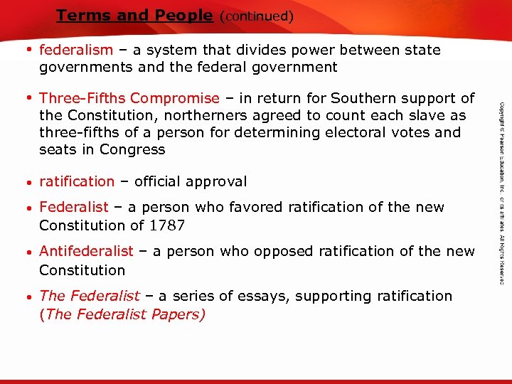 TEKS 8 C: Calculate percent composition and empirical Terms and People (continued) and molecular