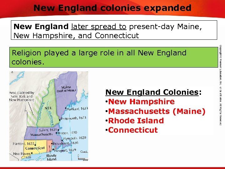 New England colonies expanded TEKS 8 C: Calculate percent composition and empirical and molecular