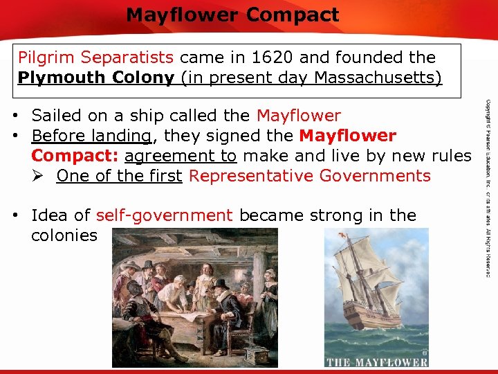 Mayflower Compact TEKS 8 C: Calculate percent composition and empirical and molecular formulas. Pilgrim