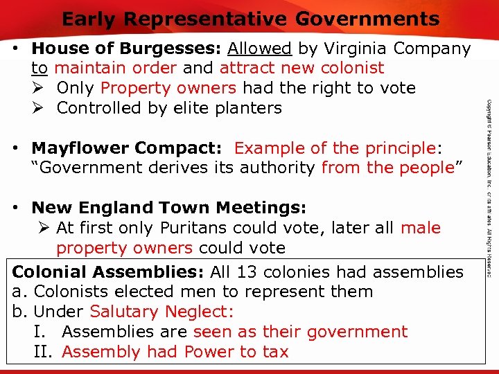Early Representative Governments TEKS 8 C: Calculate percent composition and empirical and molecular formulas.