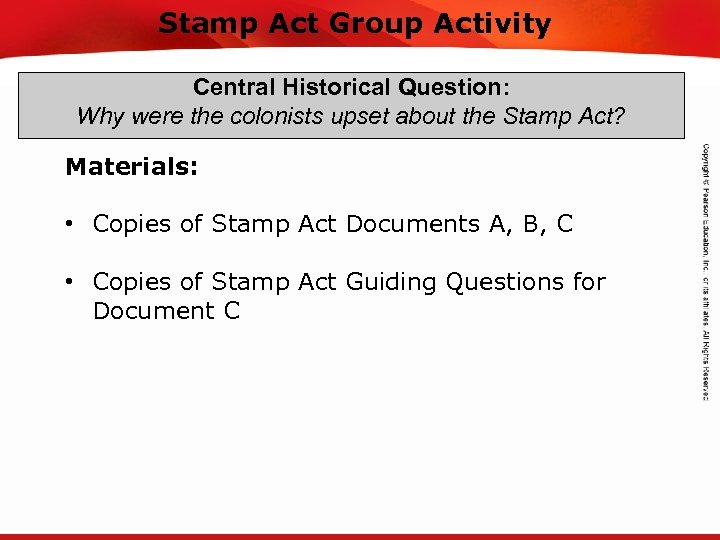 Stamp Act Group Activity TEKS 8 C: Calculate percent composition and empirical and molecular