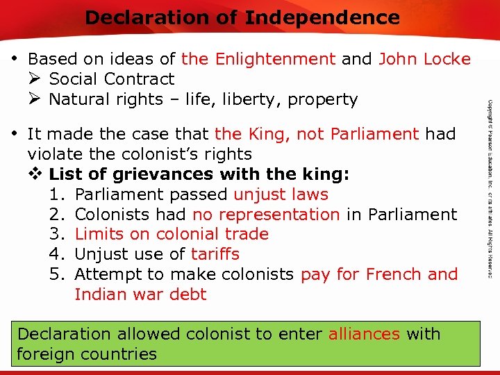 Declaration of Independence TEKS 8 C: Calculate percent composition and empirical and molecular formulas.