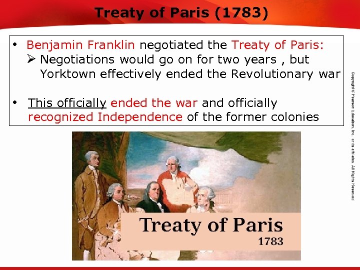 Treaty of Paris (1783) TEKS 8 C: Calculate percent composition and empirical and molecular