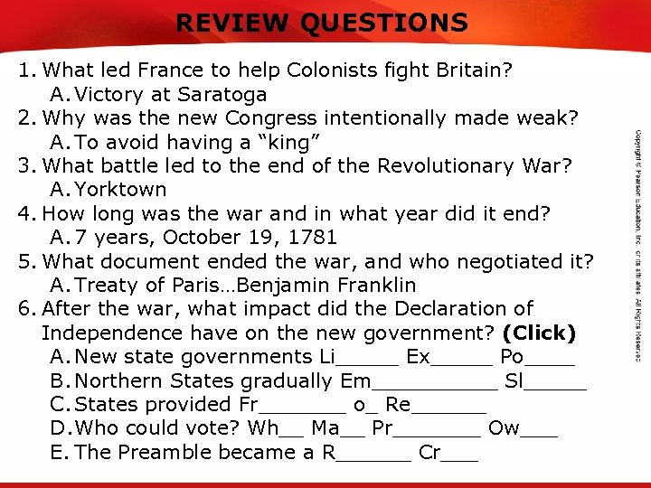 REVIEW QUESTIONS TEKS 8 C: Calculate percent composition and empirical and molecular formulas. 1.