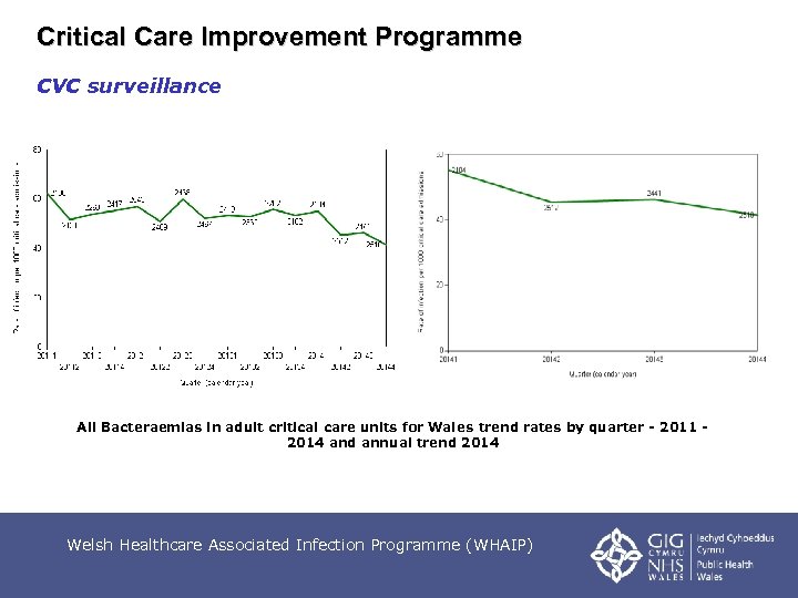 Critical Care Improvement Programme CVC surveillance All Bacteraemias in adult critical care units for