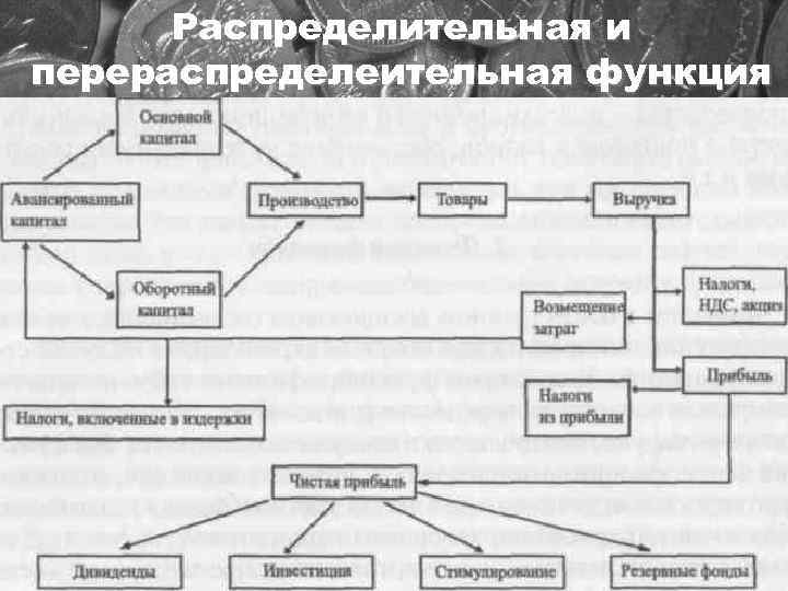 Распределительная и перераспределеительная функция 