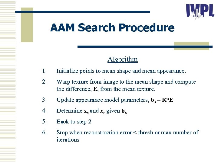 An Automated System for Visual Biometrics Allerton Conference