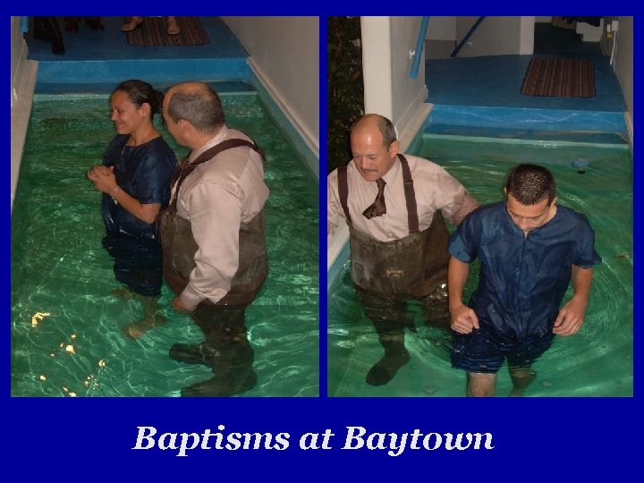 Baptisms at Baytown 