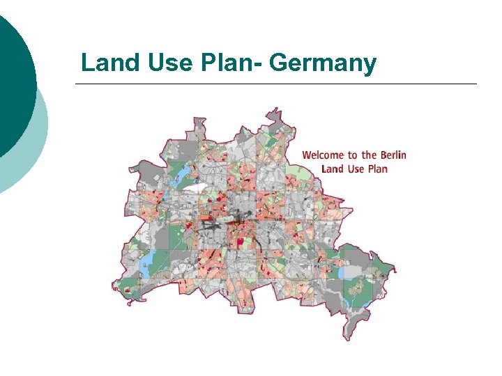 Land Use Plan- Germany 