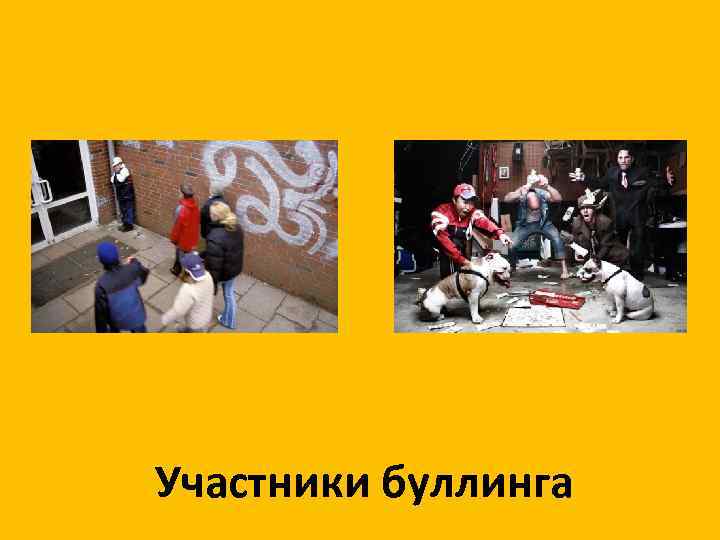 Участники буллинга 