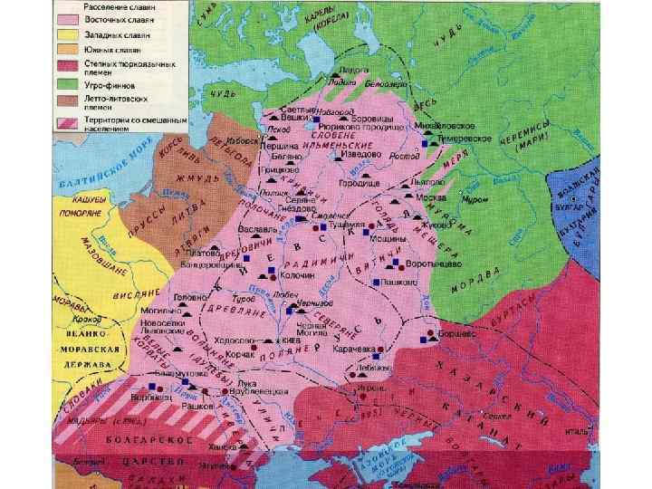Расселение славян 