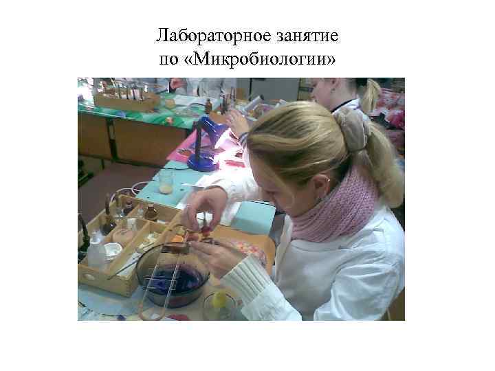 Лабораторное занятие по «Микробиологии» 