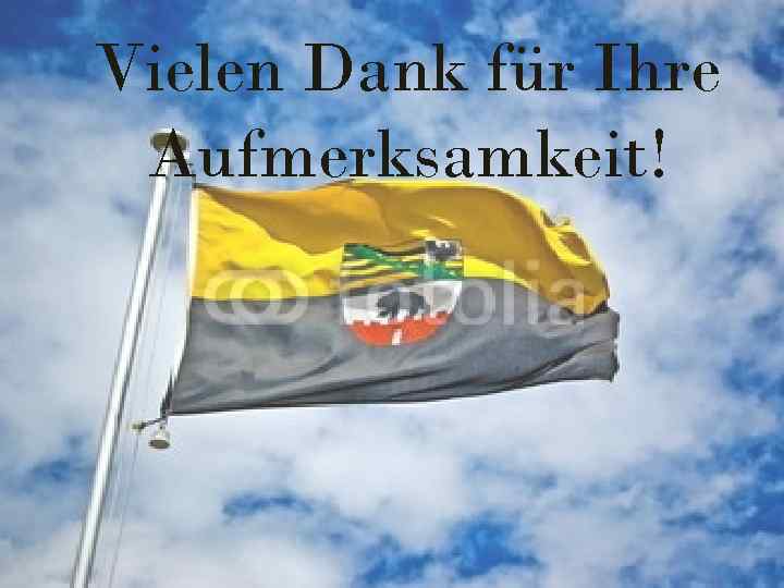 Vielen Dank für Ihre Aufmerksamkeit! 