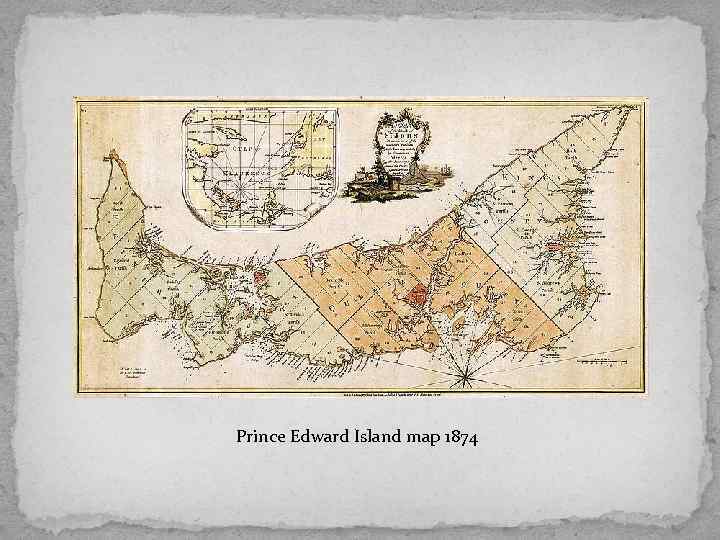 Prince Edward Island map 1874 