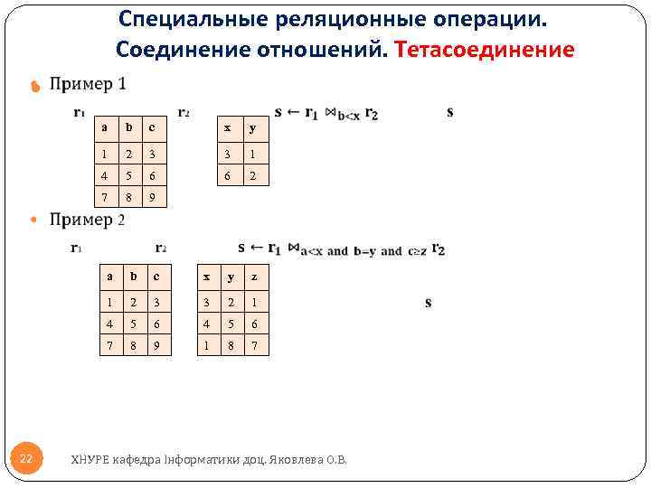 Соединение отношений. Операция соединения отношений. Реляционная Алгебра данные a b c d. Что является результатом операции соединения двух таблиц?.