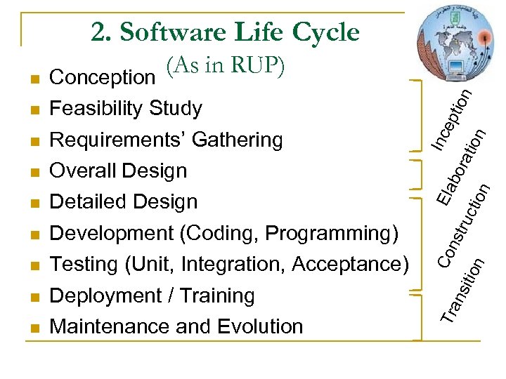 2. Software Life Cycle n n ep tion rat ion tru ctio n bo