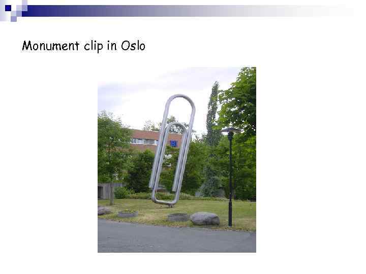 Monument clip in Oslo 