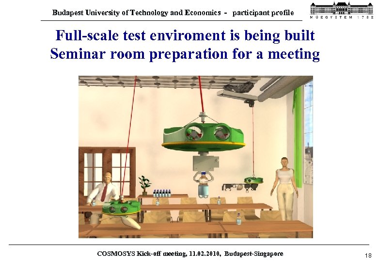 Budapest University of Technology and Economics - participant profile Full-scale test enviroment is being