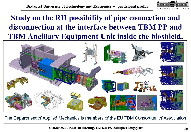 Budapest University of Technology and Economics - participant profile Study on the RH possibility