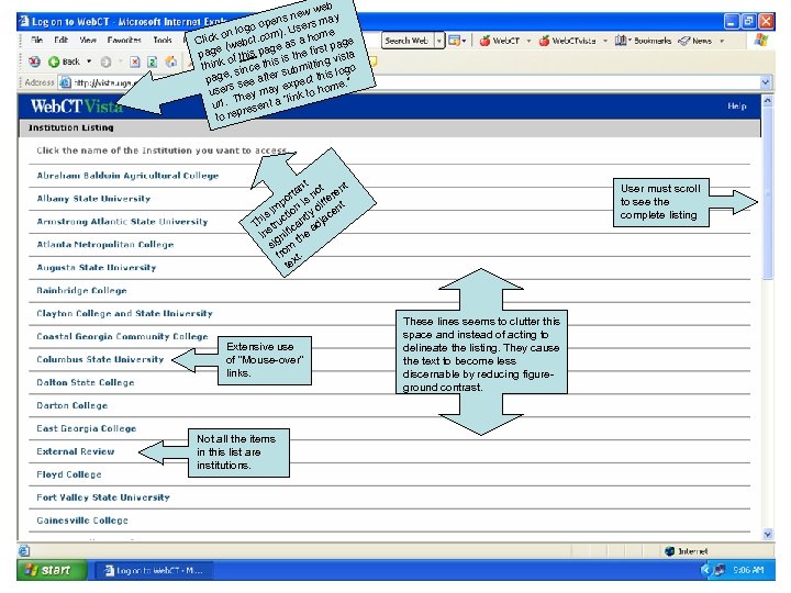 web new pens sers may oo ). U n log e lick o ebct.