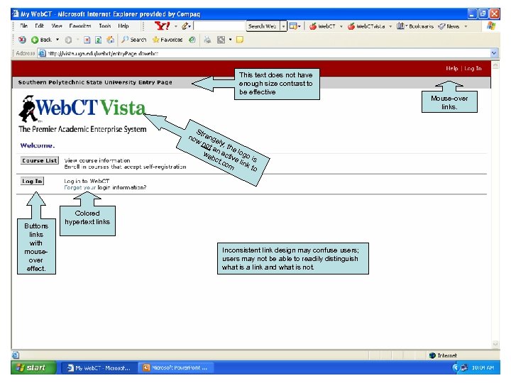 This text does not have enough size contrast to be effective S now trang