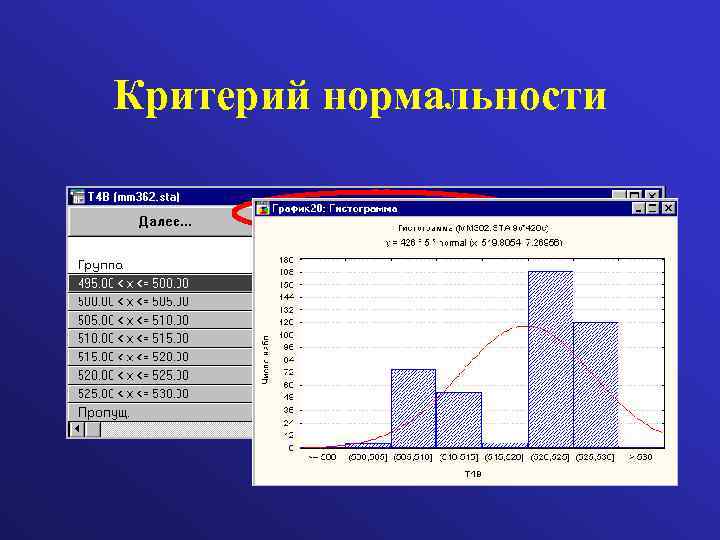 Критерий нормальности 