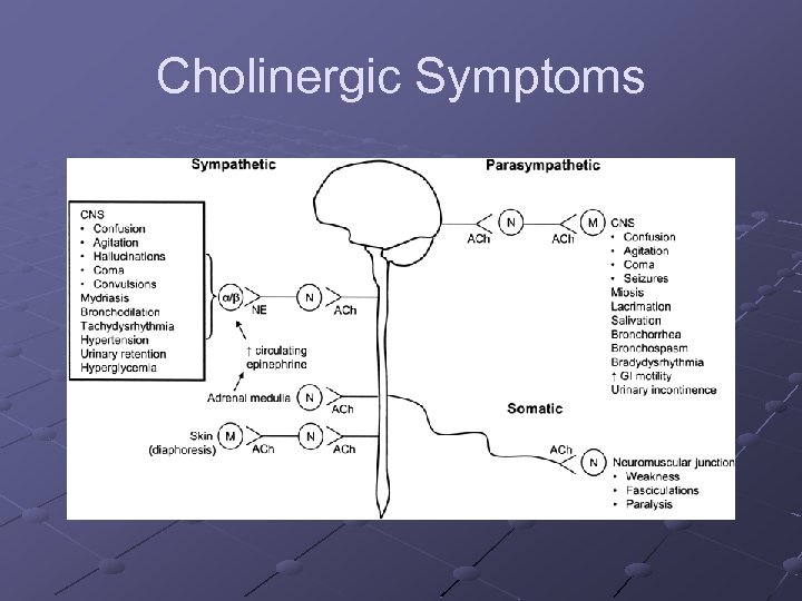 Cholinergic Symptoms 