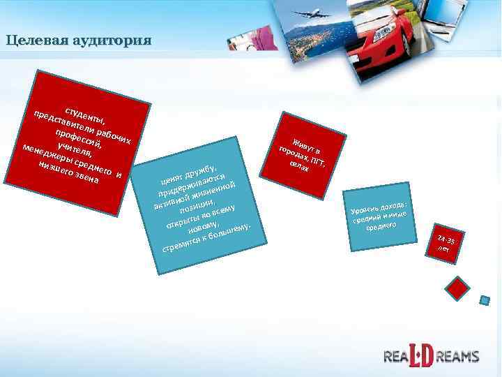 Целевая аудитория пред студен т став ител ы, проф и рабо чих ес учит