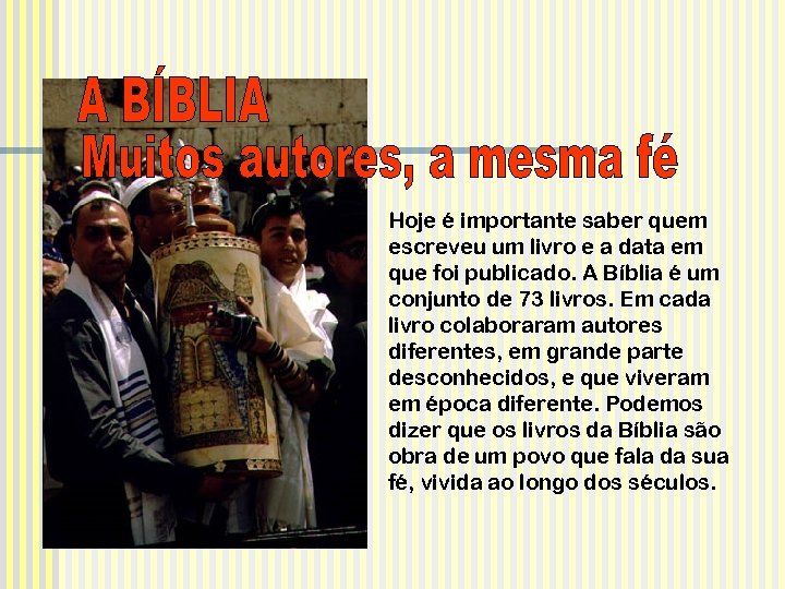 Hoje é importante saber quem escreveu um livro e a data em que foi