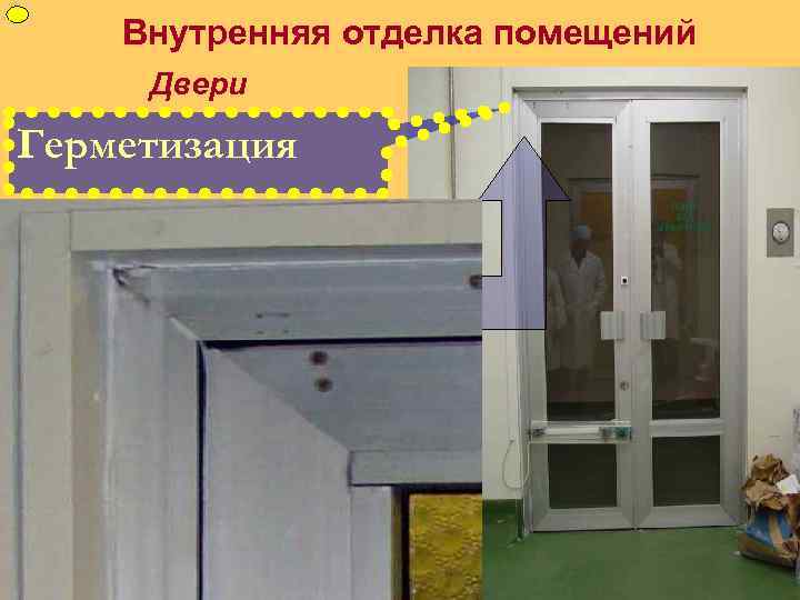 ФУП Внутренняя отделка помещений Двери Герметизация 