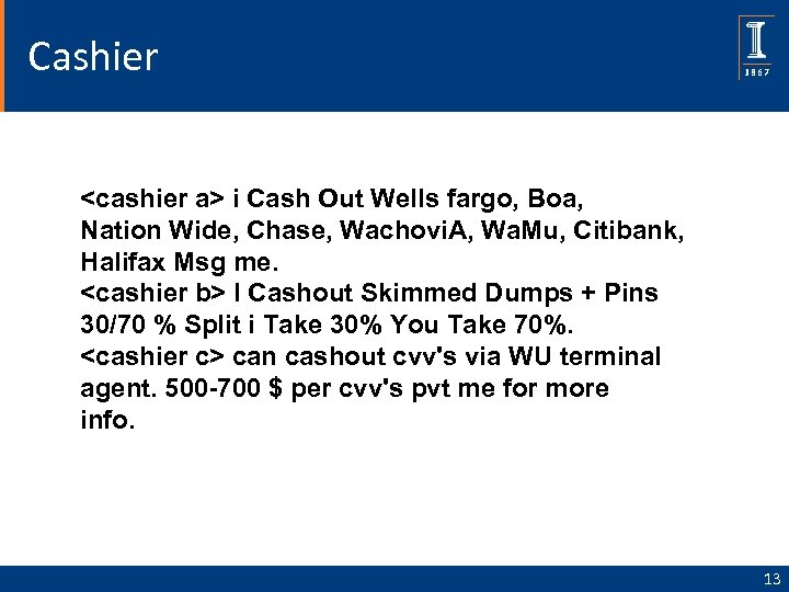 Cashier <cashier a> i Cash Out Wells fargo, Boa, Nation Wide, Chase, Wachovi. A,