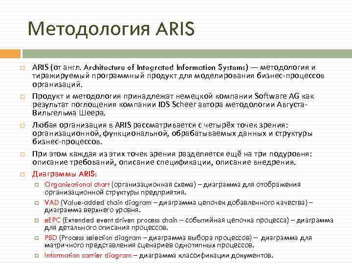 Методология aris