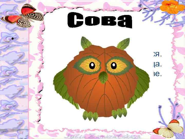  • Солнца яркого боится. Ночью - хищник эта птица. Ловко мышь найдет в