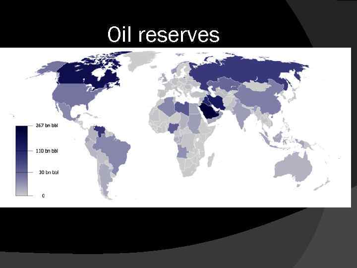 Oil reserves 