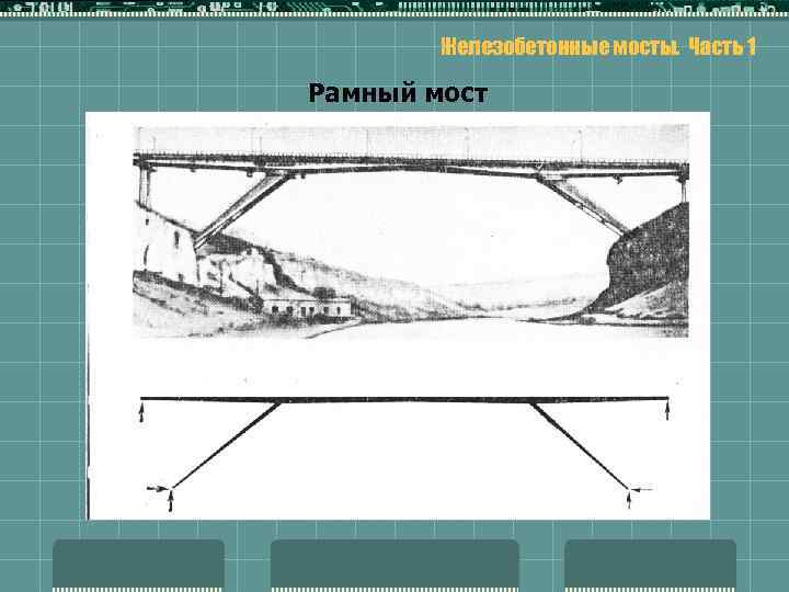 Железобетонные мосты. Часть 1 Рамный мост 